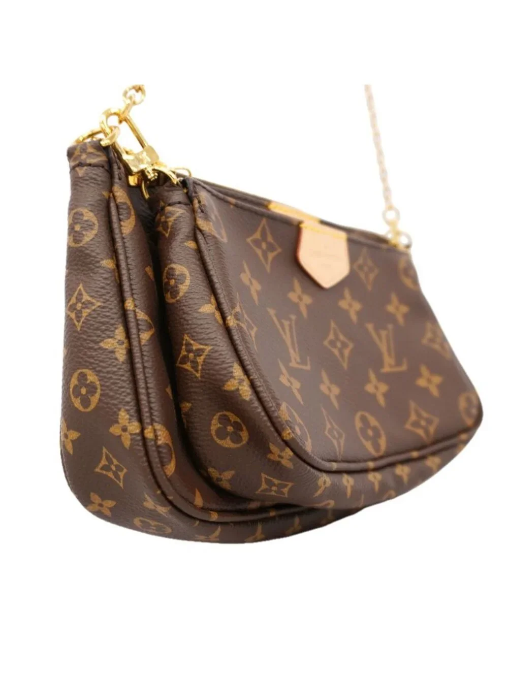 Louis Vuitton Shoulder Bag Monogram Multi Pochette Accessoires Khaki Brown